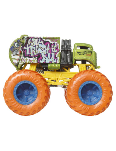 MTFYJ44_JCF04,Hot Wheels Monster Truck Masinuta Will Trash It All Scara 1:64