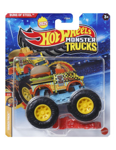 MTFYJ44_JCD81,Hot Wheels Monster Truck Masinuta Buns Of Steel Scara 1:64