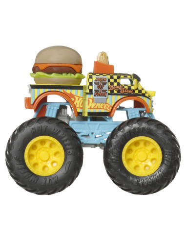 MTFYJ44_JCD81,Hot Wheels Monster Truck Masinuta Buns Of Steel Scara 1:64