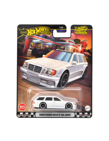MTGJT68_HRT78,Hot Wheels Premium Boulevard Masinuta Metalica Mercedes Benz E 36 Amg Scara 1:64