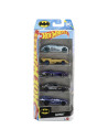 MT1806_JBJ76,Set 5 Masini Hot Wheels Batman