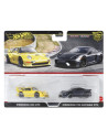 MTHBL96_HRR82,Hot Wheels Premium Set 2 Masinute Metalice Porsche 993 Gt2 Si Porsche 718 Cayman Gt4 Scara 1:64