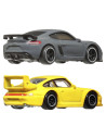 MTHBL96_HRR82,Hot Wheels Premium Set 2 Masinute Metalice Porsche 993 Gt2 Si Porsche 718 Cayman Gt4 Scara 1:64
