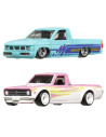 MTHBL96_HRR78,Hot Wheels Premium Set 2 Masinute Metalice Datsun Sunny Truck Si Nissan Hardbody Scara 1:64