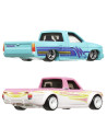 MTHBL96_HRR78,Hot Wheels Premium Set 2 Masinute Metalice Datsun Sunny Truck Si Nissan Hardbody Scara 1:64