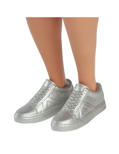 MTDWK44_HYV00,Barbie Papusa Baiat Fashionistas Brunet Cu Maiou Ombre Si Pantaloni Scurti De Blugi