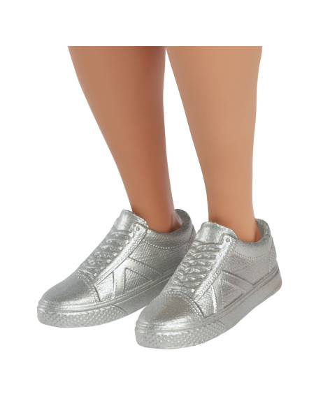 MTDWK44_HYV00,Barbie Papusa Baiat Fashionistas Brunet Cu Maiou Ombre Si Pantaloni Scurti De Blugi