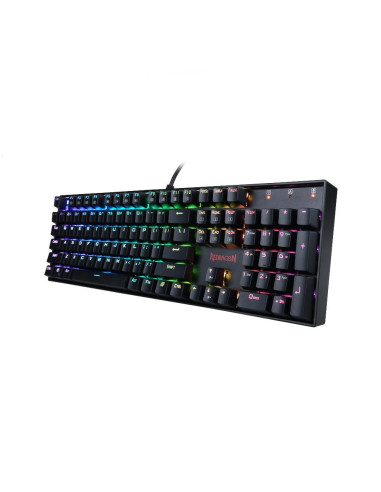K551RGB-BK_RD,Tastatura gaming mecanica Redragon Mitra neagra iluminare RGB switch-uri rosii