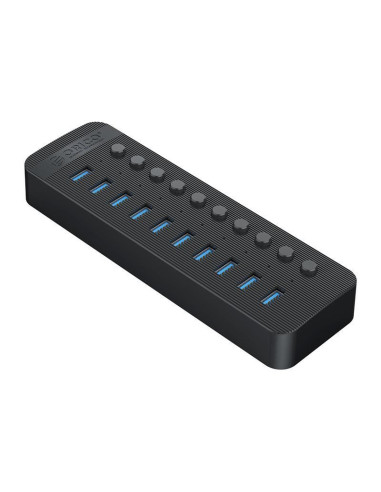 CT2U3-10AB-BK,HUB USB Orico CT2U3-10AB USB 3.0 negru