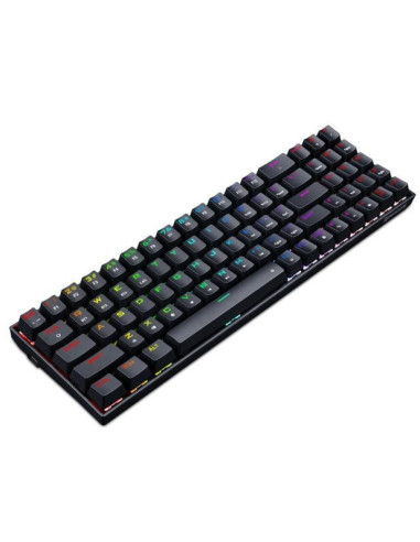K627P-KNS_BR,Tastatura gaming mecanica Bluetooth cu si fara fir Redragon Zed Pro neagra iluminare RGB