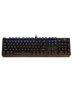 T-TGK319-BL,Tastatura mecanica T-Dagger Pavones neagra iluminare rainbow