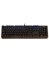 T-TGK319-BL,Tastatura mecanica T-Dagger Pavones neagra iluminare rainbow