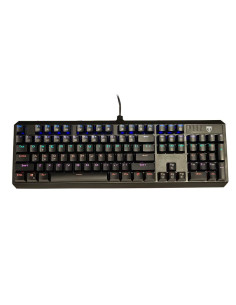 T-TGK319-BL,Tastatura mecanica T-Dagger Pavones neagra iluminare rainbow 2