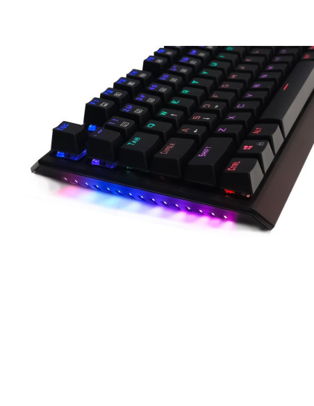 T-TGK319-BL,Tastatura mecanica T-Dagger Pavones neagra iluminare rainbow