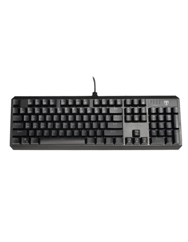 T-TGK319-BL,Tastatura mecanica T-Dagger Pavones neagra iluminare rainbow