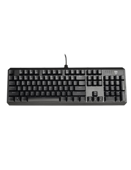 T-TGK319-BL,Tastatura mecanica T-Dagger Pavones neagra iluminare rainbow