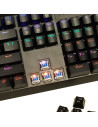 T-TGK319-BL,Tastatura mecanica T-Dagger Pavones neagra iluminare rainbow