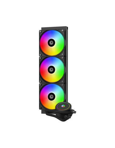 FX360-ARGB,Cooler procesor cu lichid ID-Cooling FX360 negru iluminare aRGB