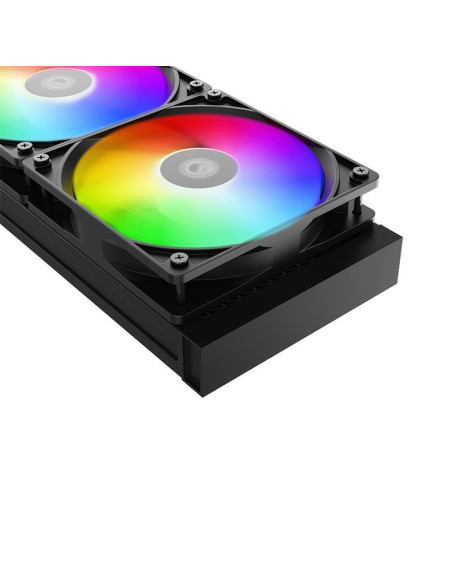 FX360-ARGB,Cooler procesor cu lichid ID-Cooling FX360 negru iluminare aRGB
