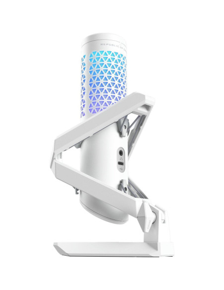 90YH03Z0-BAUA10,Microfon ASUS ROG Carnyx alb iluminare RGB