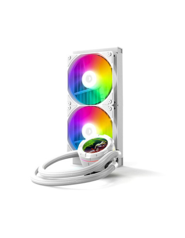 SL240-XE-WHITE,Cooler procesor cu lichid cu display ID-Cooling SL240 XE alb iluminare aRGB