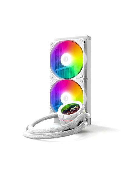 SL240-XE-WHITE,Cooler procesor cu lichid cu display ID-Cooling SL240 XE alb iluminare aRGB