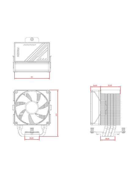FROZN-A400-ARGB,Cooler procesor ID-Cooling FROZN A400 negru iluminare aRGB FROZN-A400-ARGB,Cooler procesor ID-Cooling FROZN A400 negru iluminare aRGB
