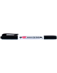 MK301N,Marker CD/DVD cu doua capete DACO MK301, Negru 2