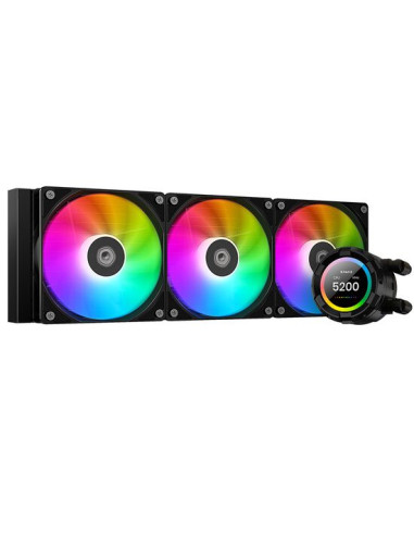 SL360-XE,Cooler procesor cu lichid cu display ID-Cooling SL360 XE negru iluminare aRGB