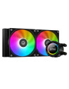 SL240-XE,Cooler procesor cu lichid cu display ID-Cooling SL240 XE negru iluminare aRGB