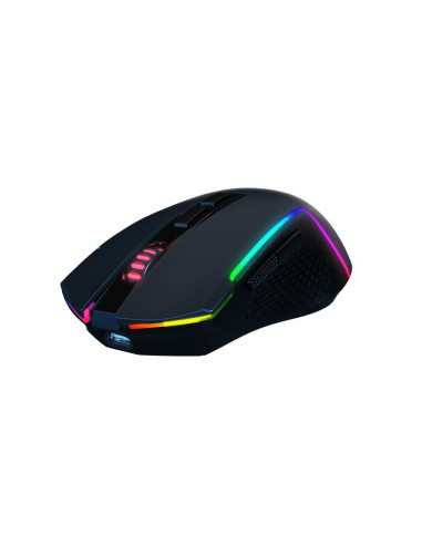 M693,Mouse gaming wireless si bluetooth Redragon Trident negru iluminare RGB