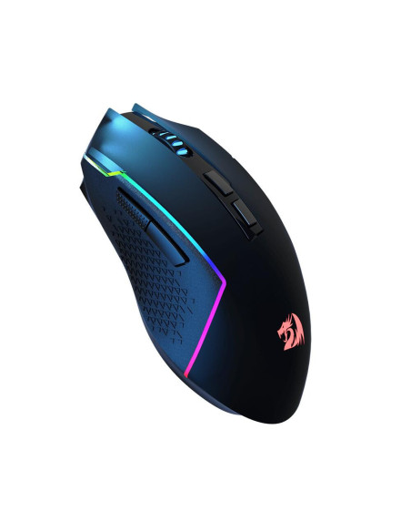 M693,Mouse gaming wireless si bluetooth Redragon Trident negru iluminare RGB