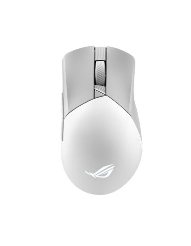 90MP02Y0-BMUA11,Mouse gaming wireless si bluetooth ASUS ROG Gladius III Wireless AimPoint alb Moonlight White