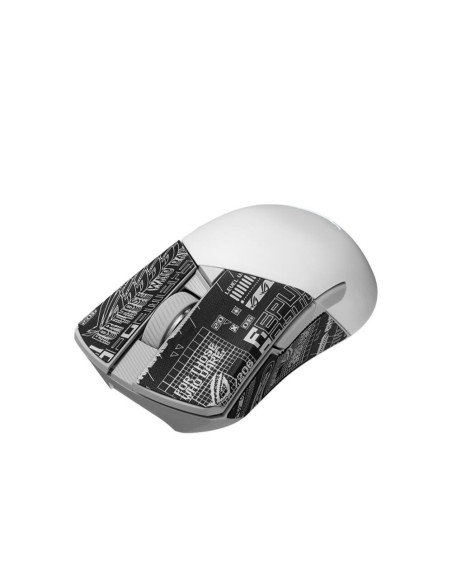 90MP02Y0-BMUA11,Mouse gaming wireless si bluetooth ASUS ROG Gladius III Wireless AimPoint alb Moonlight White