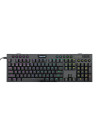 K618RGB-PRO_RD,Tastatura gaming mecanica Bluetooth cu fir si wireless Redragon Horus Pro neagra iluminare RGB switch-uri rosii