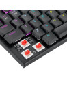 K618RGB-PRO_RD,Tastatura gaming mecanica Bluetooth cu fir si wireless Redragon Horus Pro neagra iluminare RGB switch-uri rosii
