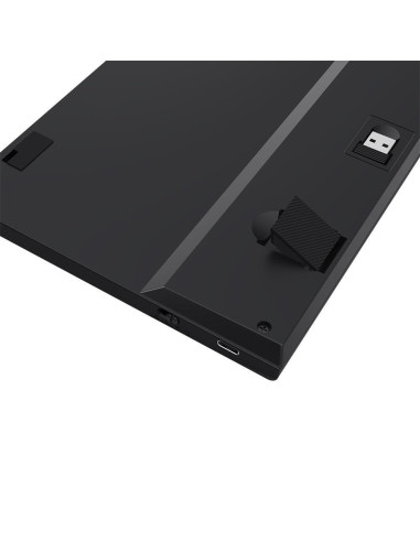 K618RGB-PRO_RD,Tastatura gaming mecanica Bluetooth cu fir si wireless Redragon Horus Pro neagra iluminare RGB switch-uri rosii