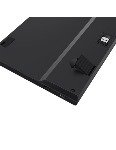 K618RGB-PRO_RD,Tastatura gaming mecanica Bluetooth cu fir si wireless Redragon Horus Pro neagra iluminare RGB switch-uri rosii