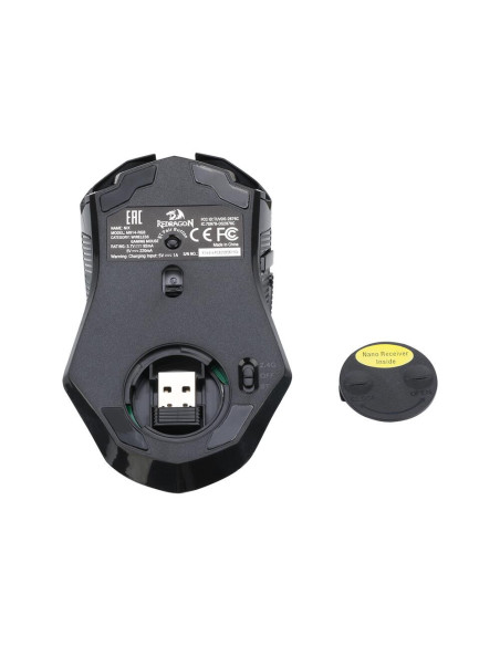 M914-RGB,Mouse gaming Bluetooth cu si fara fir Redragon Nix negru iluminare RGB