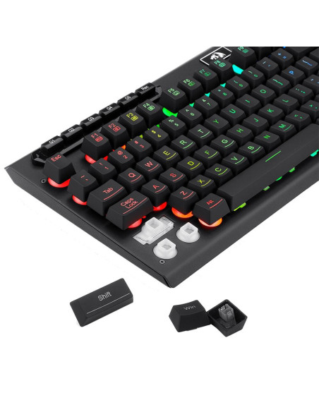 K513-RGB,Tastatura gaming Redragon Aditya neagra iluminare RGB