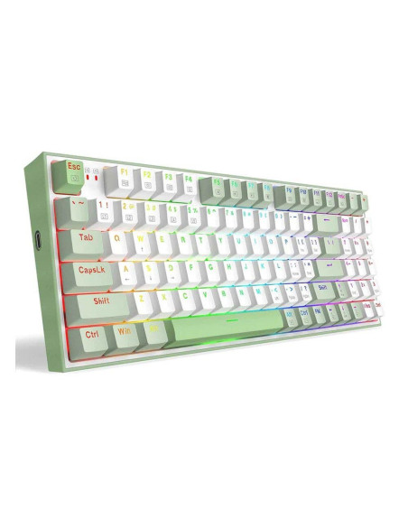 S134,Kit tastatura mecanica si mouse Redragon Ultimate Gaming Rig albe iluminare RGB