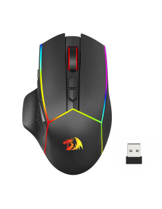 M814RGB-PRO,Mouse gaming Bluetooth cu si fara fir Redragon Axe Pro negru iluminare RGB 2