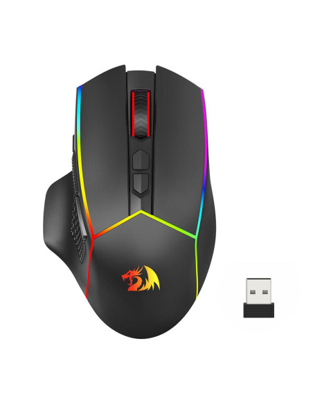 M814RGB-PRO,Mouse gaming Bluetooth cu si fara fir Redragon Axe Pro negru iluminare RGB