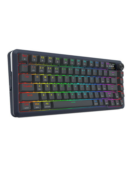 K708-RGB-PRO,Tastatura gaming mecanica Bluetooth cu si fara fir Redragon Flekact Pro neagra iluminare RGB