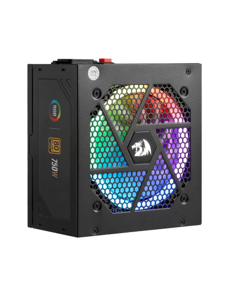 RGPS750W-M,Sursa full modulara Redragon RGPS750W 750W iluminare RGB