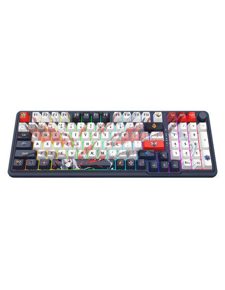 K686AK-RGB-PRO,Tastatura gaming mecanica Bluetooth cu si fara fir Redragon Eisa Pro Honkai Impact iluminare RGB