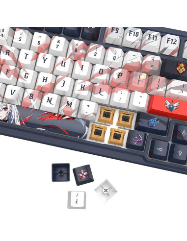 K686AK-RGB-PRO,Tastatura gaming mecanica Bluetooth cu si fara fir Redragon Eisa Pro Honkai Impact iluminare RGB