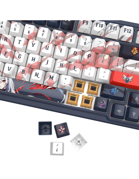 K686AK-RGB-PRO,Tastatura gaming mecanica Bluetooth cu si fara fir Redragon Eisa Pro Honkai Impact iluminare RGB