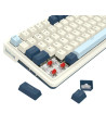K686WB-RGB-PRO,Tastatura gaming mecanica Bluetooth cu si fara fir Redragon Eisa Pro alba cu albastru iluminare RGB