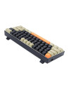 K606-OG-BK-GY,Tastatura gaming mecanica Redragon Lakshmi neagra cu portocaliu si gri iluminare alba